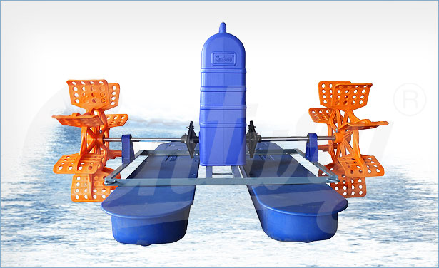 2 Fan Paddle Wheel Aerator